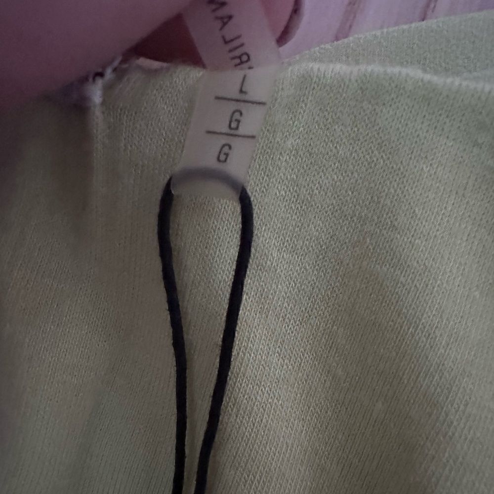 Tahari Everleigh High-Low Sheer Wrap Dress in Celery stalk green -Size Large NWT - Picture 7 of 11